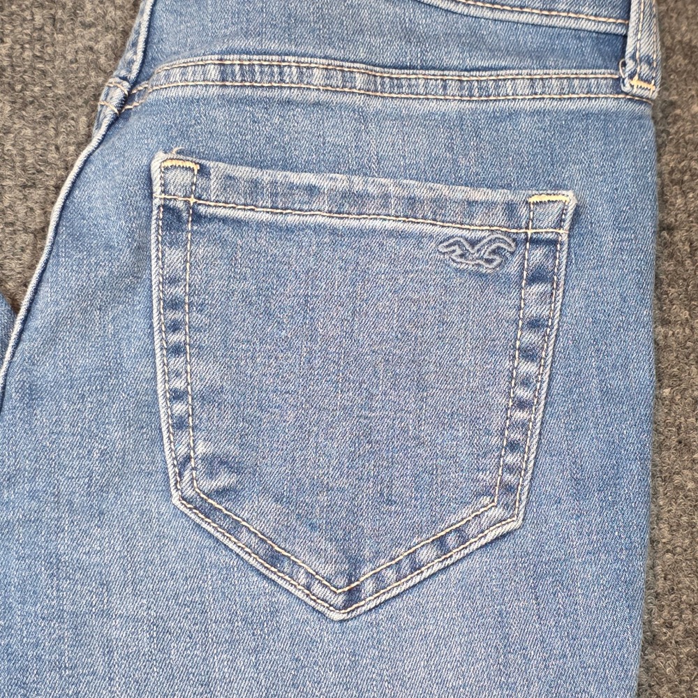 Hollister 4R/27R Womens High Rise Super Skinny Jeans Medium Wash Tuck in Boots - Picture 9 of 9